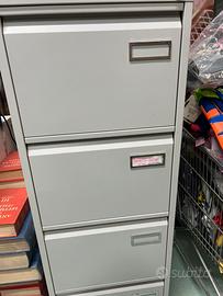 Cassettiera classificatore 4 cassetti alta 1,20 mt
