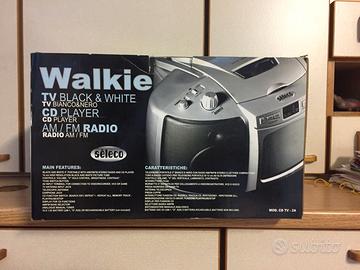 Seleco Radio, CD player, TV bw 5" nuovo