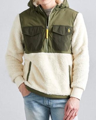 Felpa cappuccio Polo Ralph Lauren verde militare