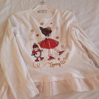 Lotto magliette gonne bambina 6 anni