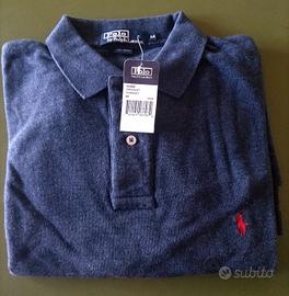 Polo Ralph Lauren nuova colore blu melange 