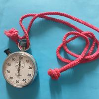 Cronometro in acciaio marca " HANHART ".