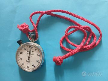 Cronometro in acciaio marca " HANHART ".