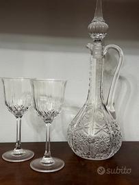 Set Vintage in Cristallo Lavorato