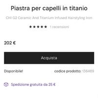 Piastra per capelli professionale