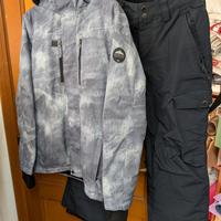GIACCA E PANTALONE SNOWBOARD/SCI QUICKSILVER XS