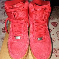NIKE AIR FORCE 1 HIGH "UNIVERSITY ROSSE" TG 38