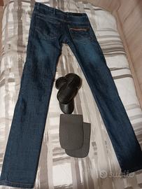 pantaloni donna jeans Hevik 42