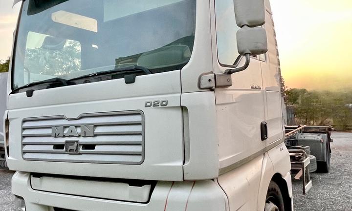 Man TGA 18.350 trasporto container passo 5700 full