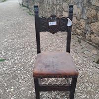 Sedia in legno rinascimentale