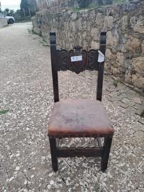 Sedia in legno rinascimentale