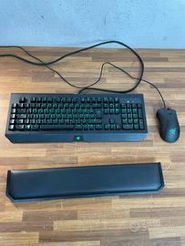 Set gaming razer blackwidow v2 + mouse deathadder