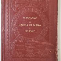 G. BOCCACCI - LA CACCIA DI DIANA E LE RIME - 1919