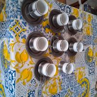 Set Tazzine Caffè KAHLA Vintage - Porcellana e Pel
