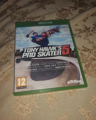 tony hawk 5 pro skater xbox one 