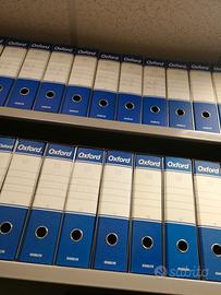 Raccoglitori commerciali dorso 8 Oxford blu