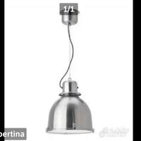 lampadario moderno acciaio inox 