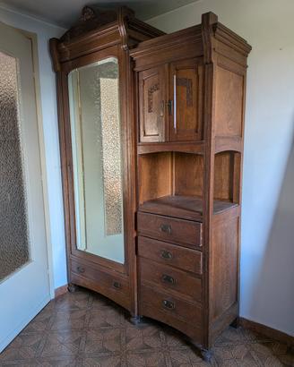 Mobile anni '20 in rovere