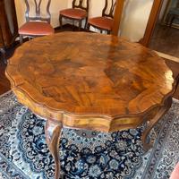 Tavolo rotondo anni 50 stile 700 + 6 sedie