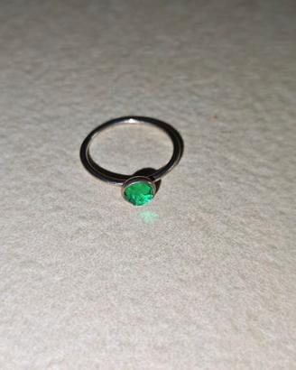 Anello Pandora Solitario con castone tondo - 58