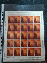 Foglio francobolli San Marino 1969 Monte Titano