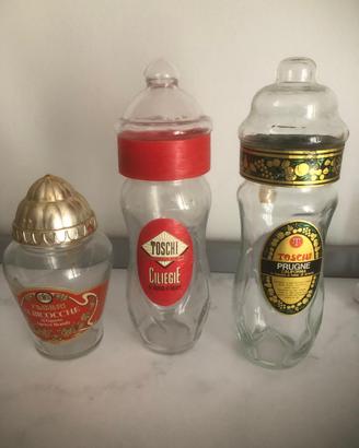 Vasi amarene vetro anni 70