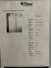 frigorifero Firma doppia anta in acciaio positivo