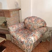 Tris di Divano letto e 2 poltrone 