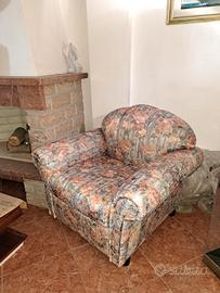Tris di Divano letto e 2 poltrone 