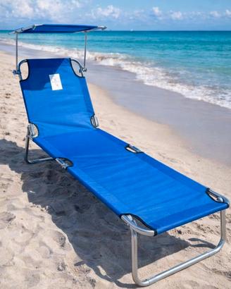lettino da spiaggia pieghevole 