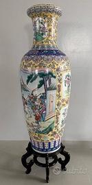 Vaso cinese dimensioni grandi alt.cm. 120 decorato