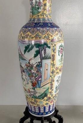 Vaso cinese dimensioni grandi alt.cm. 120 decorato