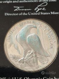 1 Dollaro Argento 1984 Olimpiadi Los Angeles