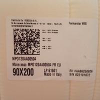 Letto e materasso singolo