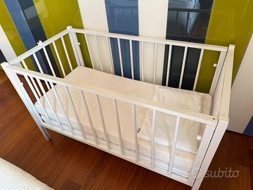 Lettino 60x120 con materasso Foppapedretti