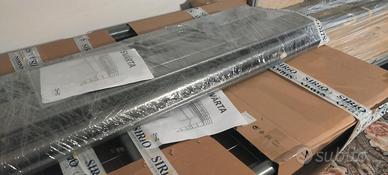 Letto a soppalco SVARTA IKEA grigio metallo