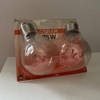 2PZ LAMPADINA CLASSICA OSRAM 75W E27 220-230V