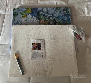 Quadro Leone Pop Art + Tela - 40x50 cm