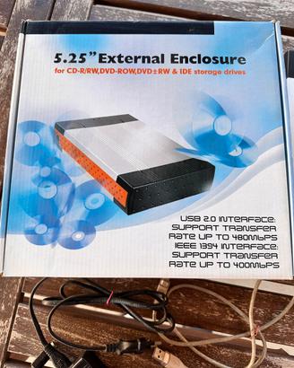 Masterizzatore DVD LG SuperMulti IDE + Box Esterno