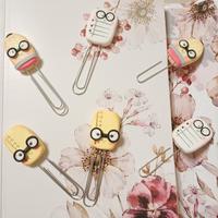 Graffette segnalibro, porta documenti 