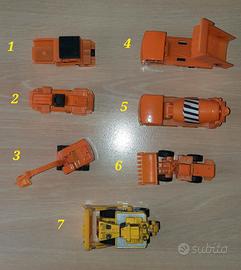 Vari giocattoli serie "Lavori edili/movim. terra"