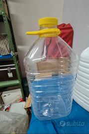 Tanica trasparente con tappo 10L per vino liquori 