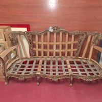 struttura in legno x divano 