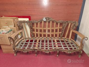 struttura in legno x divano 