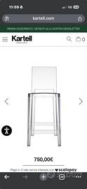 2 sgabelli KARTELL NUOVI