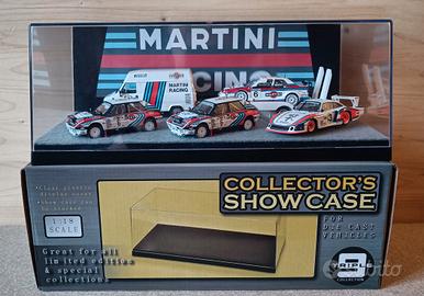 diorama garage Martini racing Lancia Porsche Alfa 