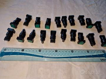 Spie luminose da pannello RAFI 1.65111 verdi