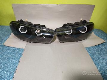 fanali Volkswagen Scirocco angel eyes RGB