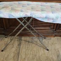 Asse da stiro pieghevole in ferro cromato