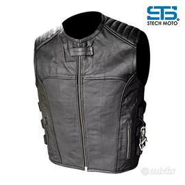 Gilet per Bike in Pelle Uomo ST 1121 BZM – Custom